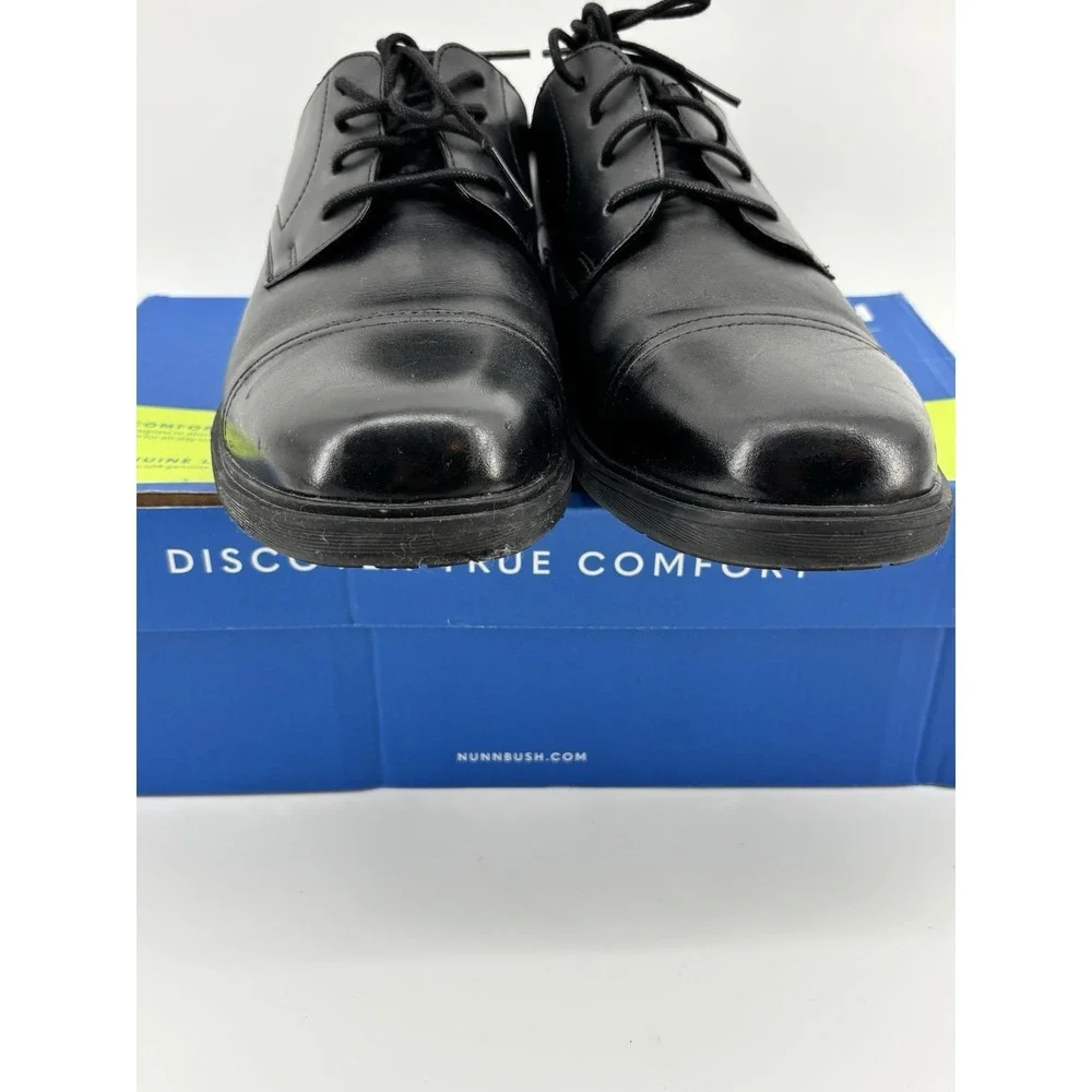 Nunn Brush Kore Pro CT OX Men's Black Dress‎ Shoe Size 9M UK8 EUR42